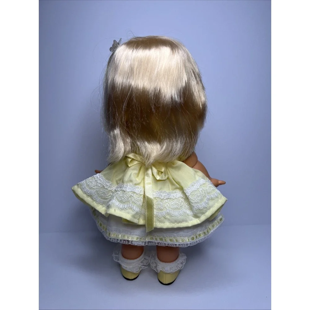 Vintage 1990 Galoob Baby Face So Playful Beth #10 Rare Yellow Ponytail HTF